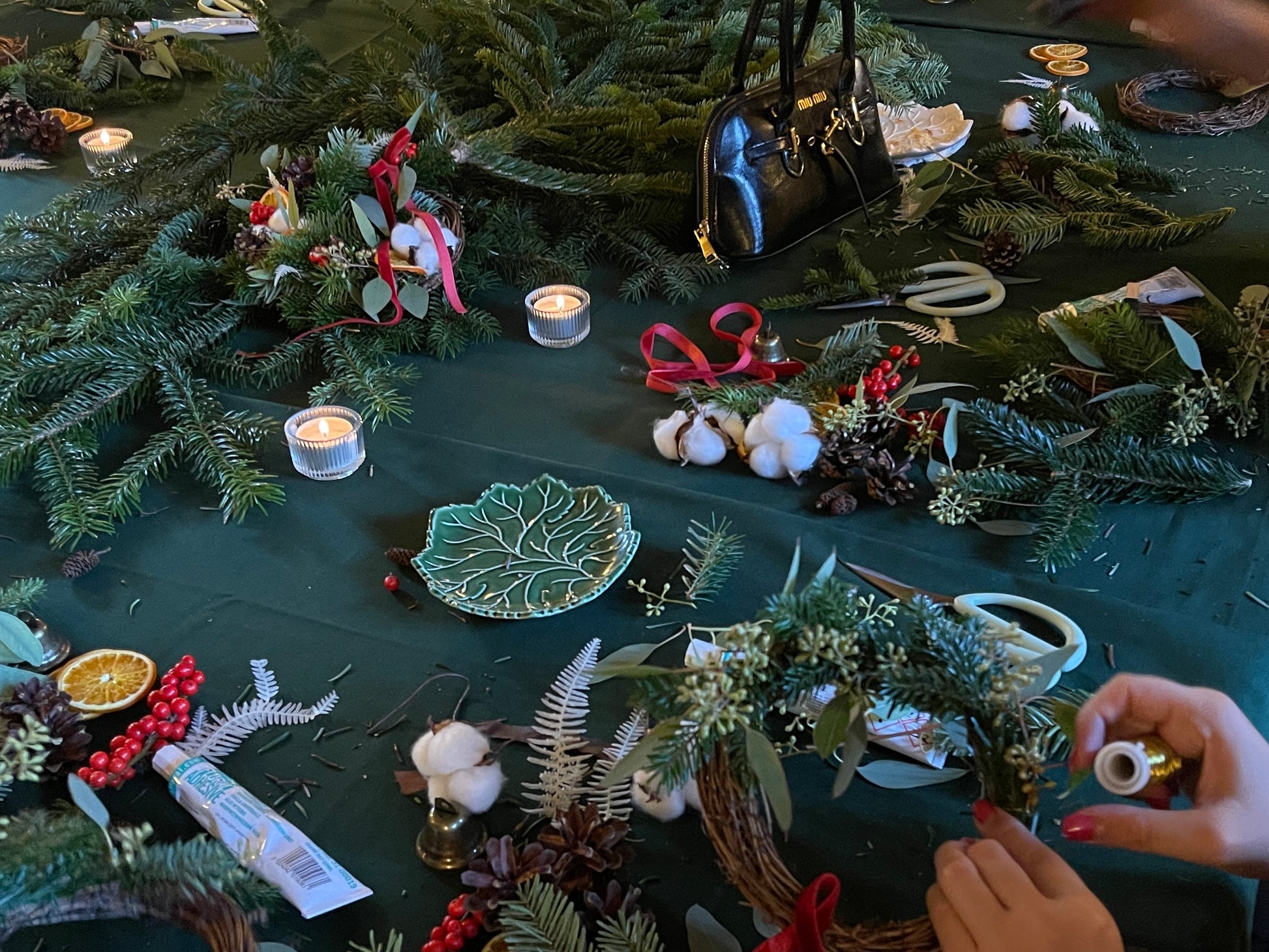 🎄 Atelier Couronne de Noël